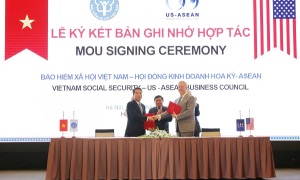 BHXH Việt Nam và Hội đồng Kinh doanh Hoa Kỳ - ASEAN ký Biên bản ghi nhớ hợp tác trong lĩnh vực thực hiện chính sách BHYT